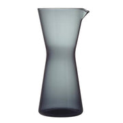 Kartio Glass 1 Quart Carafe or Pitcher by Kaj Franck for Iittala Glassware Iittala Dark Grey