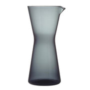 Kartio Glass 1 Quart Carafe or Pitcher by Kaj Franck for Iittala Glassware Iittala Dark Grey 