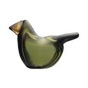 Flycatcher Bird by Oiva Toikka for Iittala Art Glass Iittala Moss Green-Copper 