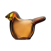 Flycatcher Bird by Oiva Toikka for Iittala Art Glass Iittala Copper-Lemon 