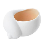 Maritime Snail Pepper Cellar, Multiple Colors, 2.8" by Ted Muehling for Nymphenburg Porcelain Nymphenburg Porcelain Coral Pink