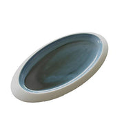 Blue Silent Oval Serving Platter, 13.2" by Hering Berlin Serving Tray Hering Berlin