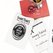 Sometimes When I Open My Mouth My Mom Comes Out Kitchen Towel by Twisted Wares Tea Towel Twisted Wares