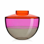 Shibuya Vase 8 5/8" by Christophe Pillet for Kartell Vases, Bowls. & Objects Kartell Orange/Violet/Smoke