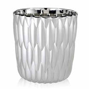 Jelly Vase Metallic 10" by Patricia Urquiola for Kartell Vases, Bowls. & Objects Kartell Chrome