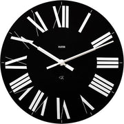 Firenze Wall Clock, 14.25" by Achille and Pier Giacomo Castiglioni for Alessi Clocks Alessi Black 