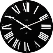 Firenze Wall Clock, 14.25" by Achille and Pier Giacomo Castiglioni for Alessi Clocks Alessi Black