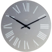 Firenze Wall Clock, 14.25" by Achille and Pier Giacomo Castiglioni for Alessi Clocks Alessi Grey