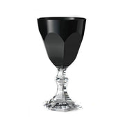 Dolce Vita Acrylic Wine, Water and Champagne Glasses by Mario Luca Giusti Glassware Marioluca Giusti Water Black 