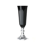 Dolce Vita Acrylic Wine, Water and Champagne Glasses by Mario Luca Giusti Glassware Marioluca Giusti Flute Black 