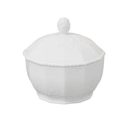 Pearl White Sugar Bowl by Nymphenburg Porcelain Nymphenburg Porcelain