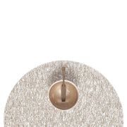 Chilewich: Metallic Lace Vinyl Placemats Set of 4 Placemat Chilewich Round Gold