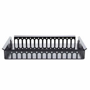 Piazza Tray, 14" by Fabio Novembre for Kartell Trays Kartell Black/Opaque 
