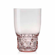 Jellies Water Glass 5", Set of 4 by Patricia Urquiola for Kartell Glassware Kartell Pink