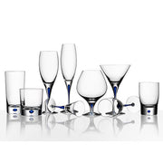 Intermezzo Blue 7 oz. Champagne Flute Glass by Orrefors Barware Orrefors 