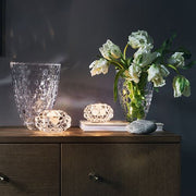 Raspberry 6 2/7" & 8 1/4" Glass Vase by Orrefors Vases Orrefors