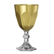 Dolce Vita Acrylic Wine, Water and Champagne Glasses by Mario Luca Giusti Glassware Marioluca Giusti Wine Gold 