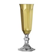 Dolce Vita Acrylic Wine, Water and Champagne Glasses by Mario Luca Giusti Glassware Marioluca Giusti Flute Gold 
