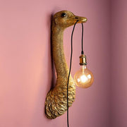 Franz Josef the Ostrich Wall Sconce Lamp Lighting Amusespot