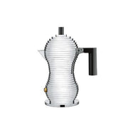 Pulcina Stovetop Espresso Coffee Maker by Michele de Lucchi for Alessi Espresso Maker Alessi 1 Cup Black