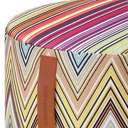 Kew Patchwork Cylinder Pouf by Missoni Home Ottoman Cushions Missoni Home 