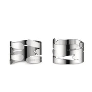 Alessi Bark Steel Napkin Rings, Set of 2 Christmas Alessi Steel
