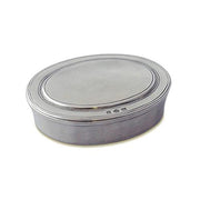 Oval Dresser Box by Match Pewter Jewelry & Trinket Boxes Match 1995 Pewter Medium