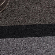 Shag Bold Stripe Indoor/Outdoor Rug by Chilewich Rug Chilewich Doormat (18" x 28") Silver/Black 
