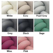 Canapa HC17 Round 9.8" Neoprene Rubber and Hemp Basket by Neo Design Italy Baskets Neo Design