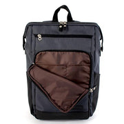 Two-Tone Gaba City Backpack by Harvest Label Backpack Harvest Label