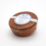 Windsor Shaving Soap in Wooden Bowl by D.R. Harris Shaving D.R. Harris & Co Mahogany Effect Bowl