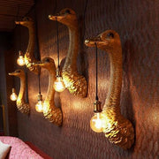 Franz Josef the Ostrich Wall Sconce Lamp Lighting Amusespot