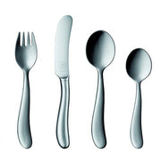 Bonito Stainless Steel 4-Piece Child's Flatware Set by Pott Germany Pott Germany Stainless Steel 
