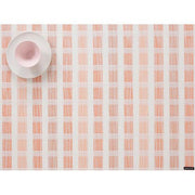 Stitch Rectangular Woven Vinyl Placemat by Chilewich Placemat Chilewich Coral Stitch