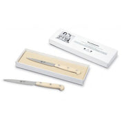 No. 3215 Coltello Straight Paring Knife with White Lucite Handle by Berti Knife Berti 