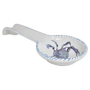 Blue Crab Spoon Rest, 11.5" x 5" by Abbiamo Tutto Kitchen Abbiamo Tutto