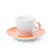 Verona Orange Striped Italian Espresso Cup and Saucer, 1.9 oz. by Ancap Cup Ancap 