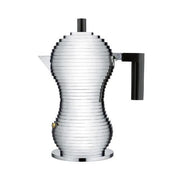 Pulcina Stovetop Espresso Coffee Maker by Michele de Lucchi for Alessi Espresso Maker Alessi 3 Cup Black 