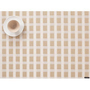 Stitch Rectangular Woven Vinyl Placemat by Chilewich Placemat Chilewich