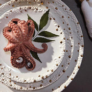 Haas Mojave Saucer, Gold by L'Objet Dinnerware L'Objet