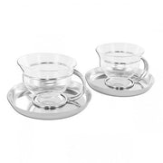 Filio Teacups, set of 2 by Mono GmbH Tea Cup Mono GmbH Teacups set of 2 w/saucers 