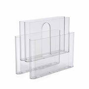 Magazine Rack by Giotto Stoppino for Kartell Home Accents Kartell Transparent 