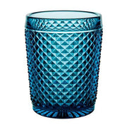 Bicos Old Fashioned Glasses, 9.5 oz., Set of 4 by Vista Alegre Glassware Vista Alegre Blue