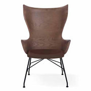 K/Wood Chair w/Leather Seat by Philippe Starck for Kartell Chair Kartell 