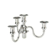 Flame Candelabra Arms by Match Pewter Candleholder Match 1995 Pewter