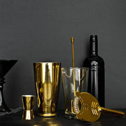 Gold-Plated Bar Set by Ettore Sottsass for Alessi Bar Set Alessi 