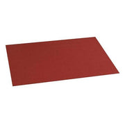 Linea Q Rectangle Placemat, Coral/Red by Sambonet Placemats Sambonet 