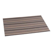 Linea Q Rectangle Placemat, Stripe by Sambonet Placemats Sambonet