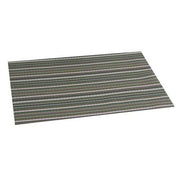 Linea Q Rectangle Placemat, Stripe by Sambonet Placemats Sambonet