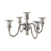 Flame Candelabra Arms by Match Pewter Candleholder Match 1995 Pewter